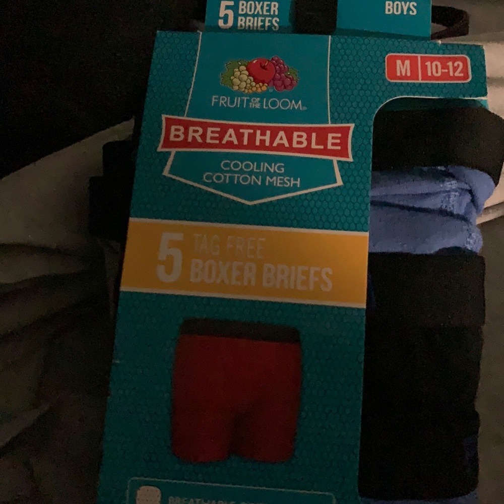 Boys Boxer Briefs(Fruit of the loom)
